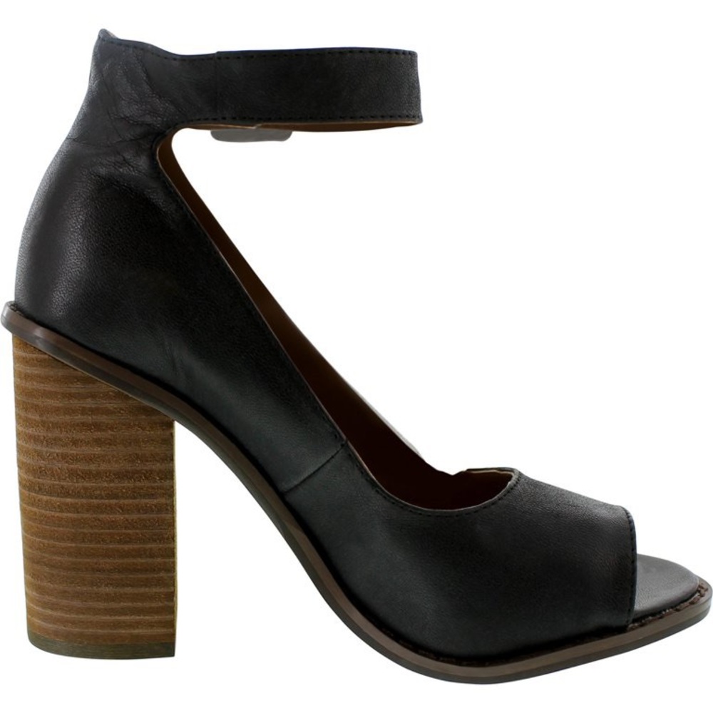 Black Peep Toe Kelsi Dagger Heels